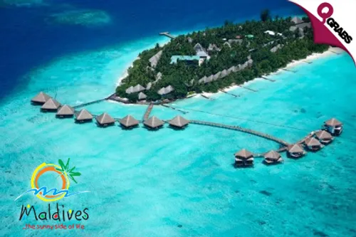 From QR3987 Per Person Relax in Luxury at 4* Maldives Adaaran Club Rannalhi for 3 Nights - Includes an ALL-INCLUSIVE Stay, FLIGHTS, and Transfers! (Up to QR15672 Value)